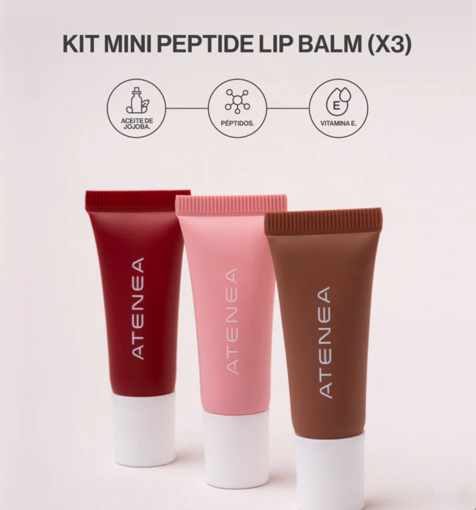 Mini Peptide Lip Balm x3 – ATENEA