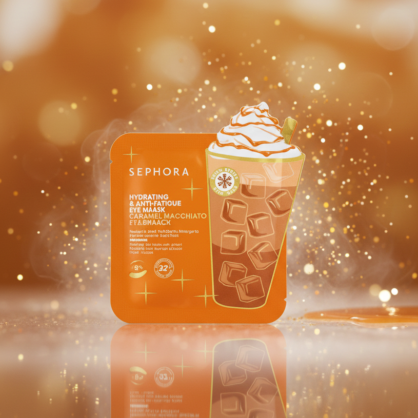 Sephora eye mask (Caramel macchiato)